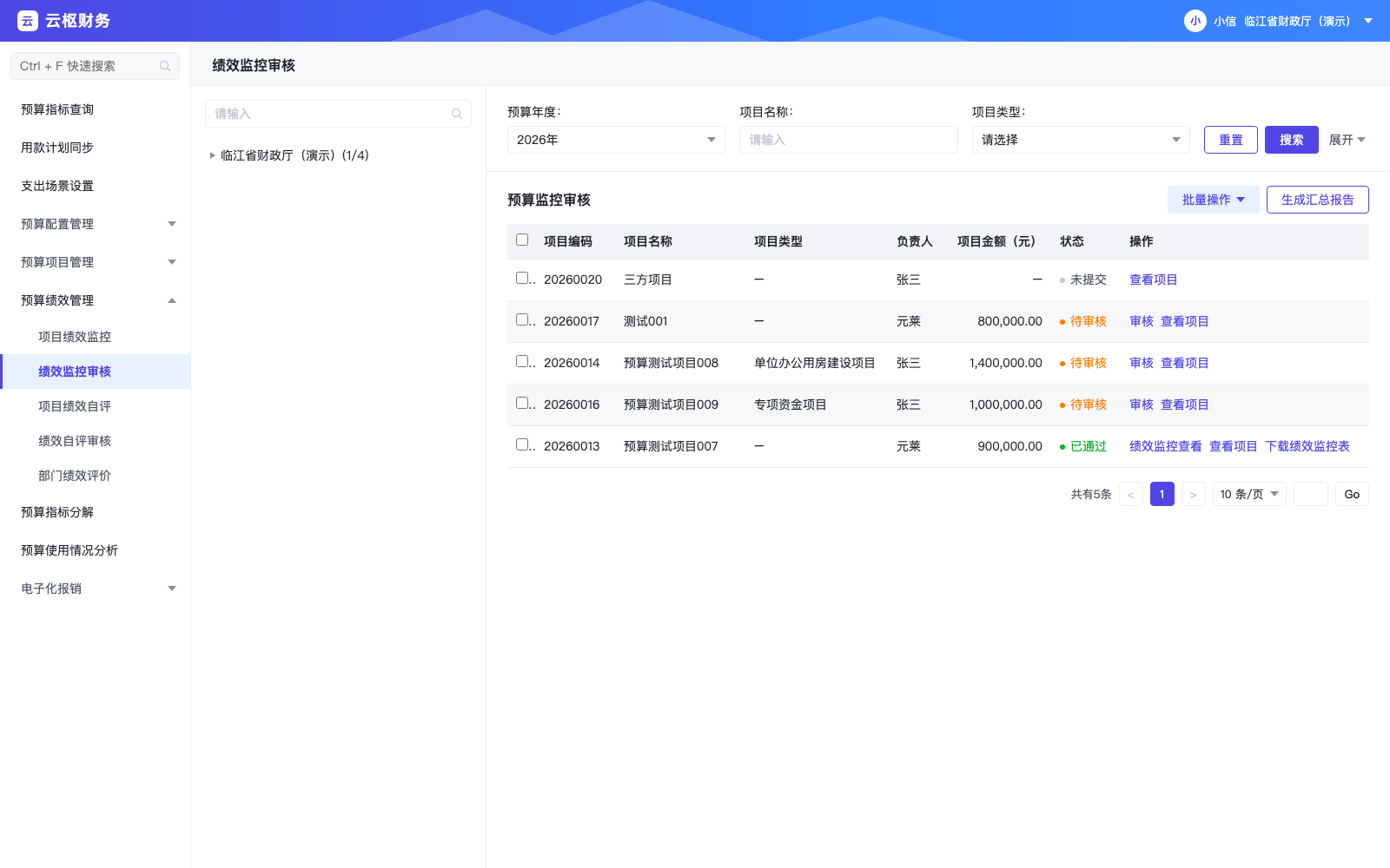 审核列表
