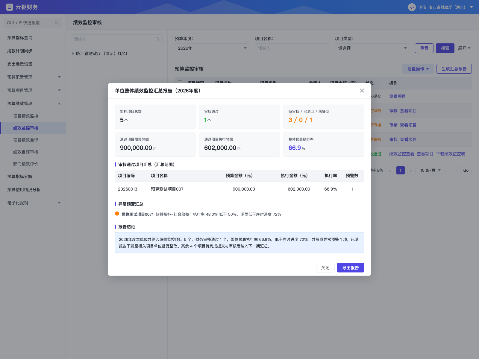 汇总报告